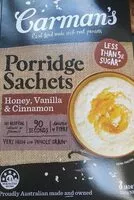 Mängden socker i Porridge Sachets