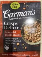 Mängden socker i carmans crispy deluxe