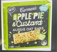 Mängden socker i Apple pie and custard aussie oat bar