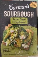Mängden socker i Sourdough Super Seed Crisbread