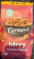 Mängden socker i Berry crunchy clusters