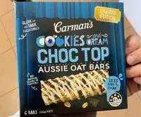 Mängden socker i Cookies and cream choc top aussie oat bars