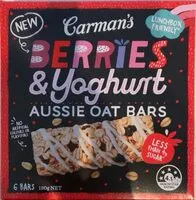 Mängden socker i Berries & Yoghurt Aussie Oat Bars