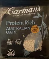 Mängden socker i Protein Rich Australian Oats