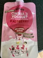 Mängden socker i Omega 3 yoghurt raspberry