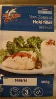 Mängden socker i New Zealand Hoki Fillet Skin On