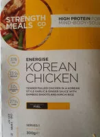 Mängden socker i Energise Korean Chicken