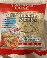 Mängden socker i Thin Hokkien Noodles