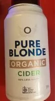 Mängden socker i Pure blond organic cider