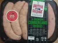 Socker och näringsämnen i The british sausage co