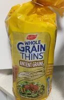 Mängden socker i Whole Grain Thins
