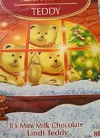 Mängden socker i Mini Milk Chocolate Lindt Teddy