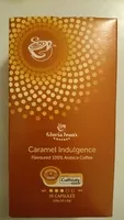 Mängden socker i Caramel Indulgence Flavoured 100% Arabica Coffee Caffitaly Capsules