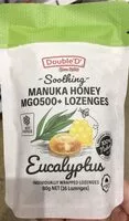 Mängden socker i Soothing Manuka Honey MGO500+ Lozenges Eucalyptus