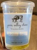 Mängden socker i Persian fetta