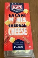 Mängden socker i salami & cheddar cheese snack