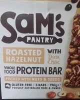 Mängden socker i Protein bar roasted hazelnut