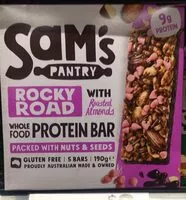 Mängden socker i Rocky Road Protein Bar with Roasted Almonds