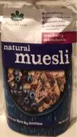 Mängden socker i Natural muesli cranberry macadamia