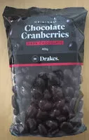 Mängden socker i Original Chocolate Cranberries