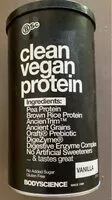 Mängden socker i Clean vegan protein