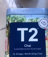 Mängden socker i T2 Chai
