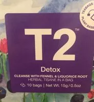 Mängden socker i T2 detox herbal tisa e im a bag