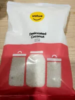 Mängden socker i desiccated coconut