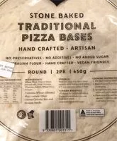 Mängden socker i Traditional pizza bases