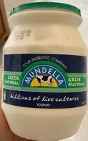 Mängden socker i Mundella natural greek yogurt