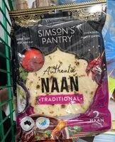 Mängden socker i Authentic naan