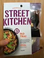 Mängden socker i Kit Pad thai - street kitchen