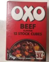 Mängden socker i Beef Flavour Stock Cubes