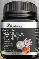 Mängden socker i Australian MANUKA HONEY