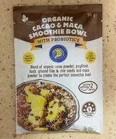 Mängden socker i Organic Cacoa & Maca Smoothiebowl