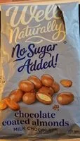 Mängden socker i No added sugar chocolate coated almonds