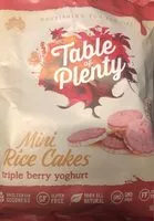 Mängden socker i Mini Rice Cake Triple Berry Yoghurt