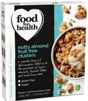 Mängden socker i Nutty almond clusters