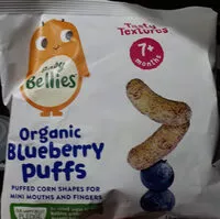Mängden socker i Organic blueberry puffs