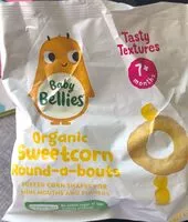 Mängden socker i Organic sweetcorn round a bouts