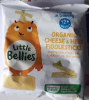 Mängden socker i Organic Cheese & Herb fiddlesticks