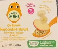 Mängden socker i Organic Smooth bowl banana, apple and oats