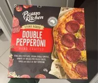 Mängden socker i Double pepperoni pizza