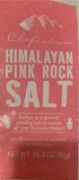 Mängden socker i Himalayan pink rock salt
