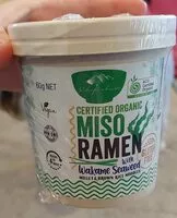 Mängden socker i Miso Ramen with Wakame Seaweed