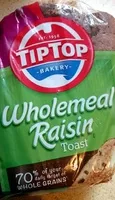 Mängden socker i Wholemeal Raisin Toast