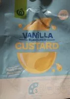 Mängden socker i vanilla flavoured custard