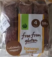 Mängden socker i Banana Bread Gluten Free