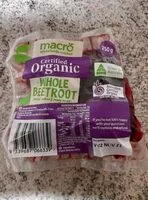 Mängden socker i Whole beetroot