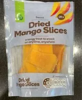 Mängden socker i Dried Mango Slices